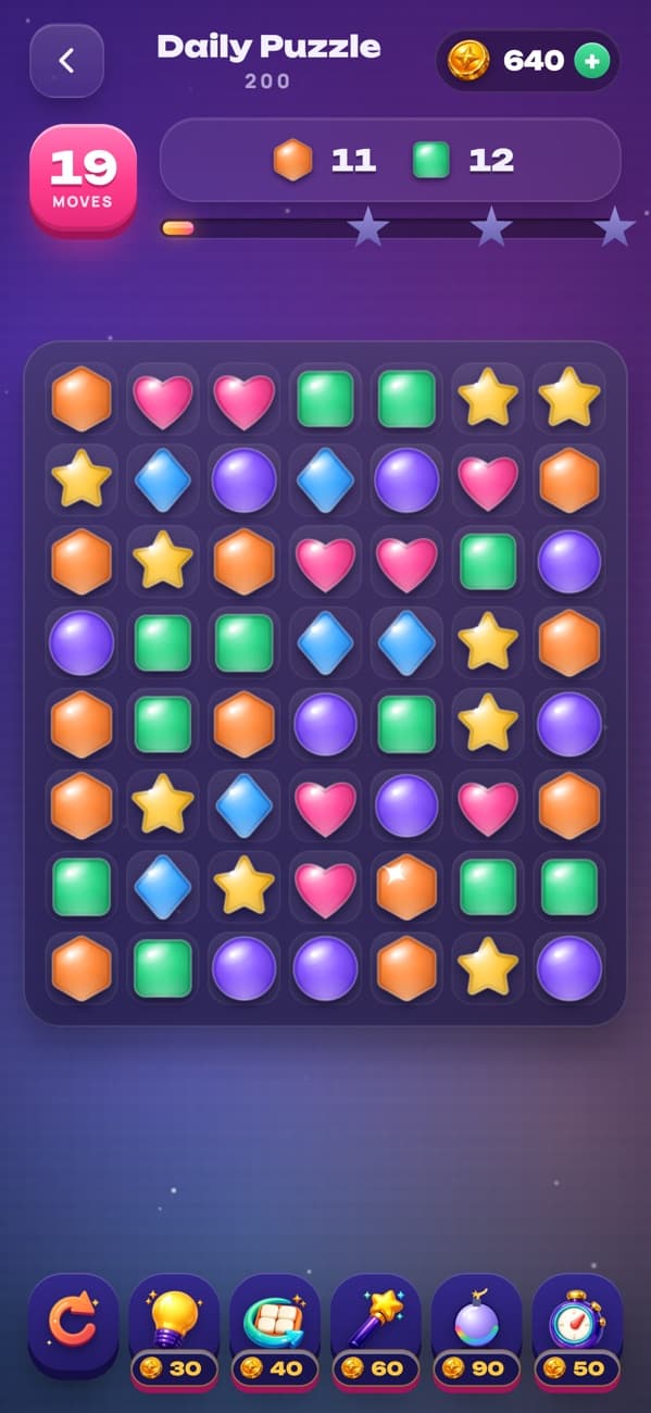 Ribbons: the daily puzzle board